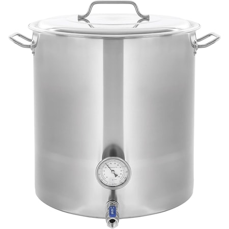 Stainless Steel Home Brew Kettle Set, 100 Quart/ 25 Gal